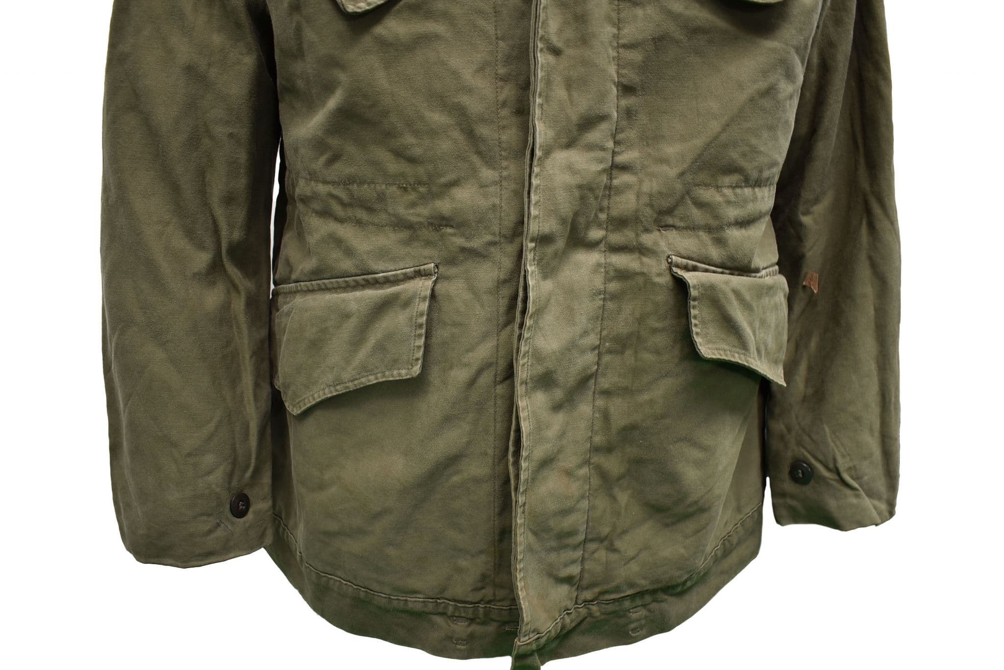 Dutch Military Vintage Olive Green Jacket - Image 6