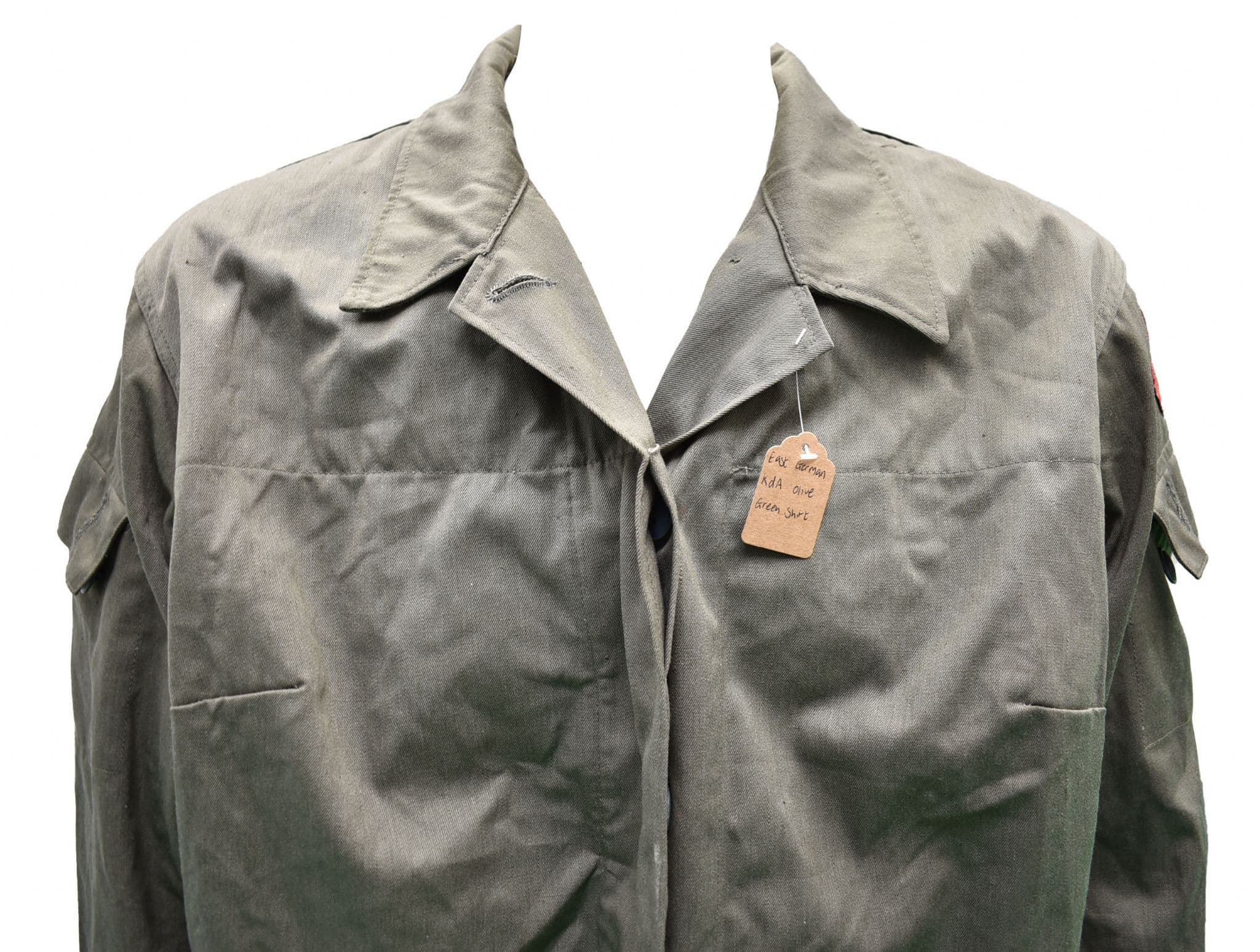 East German KdA Olive Green Shirt - Image 3