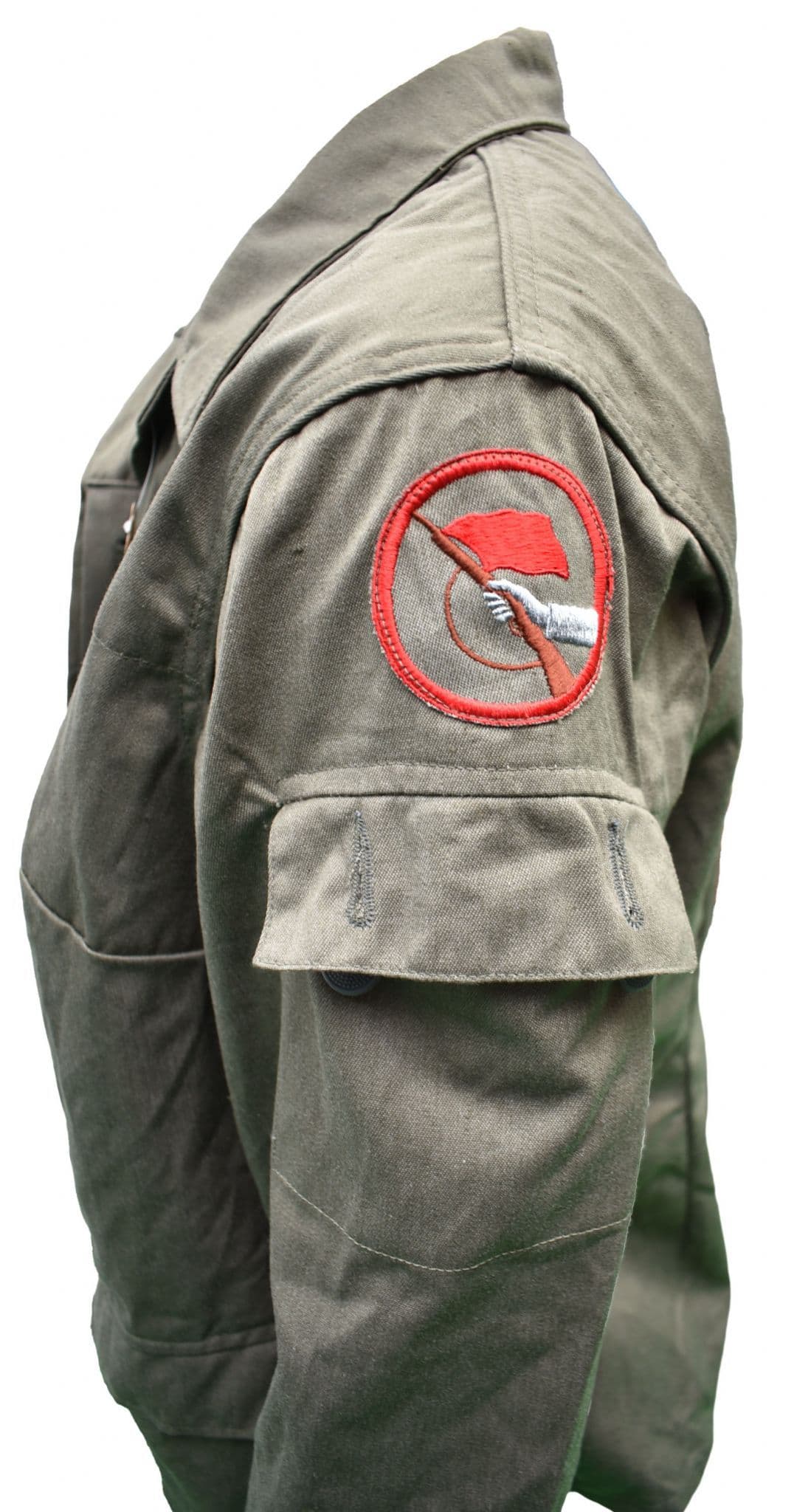 East German KdA Olive Green Shirt - Image 6
