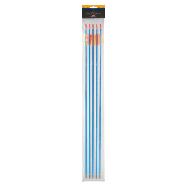 EK Archery 30" Aluminium Blue Arrows - 5pk
