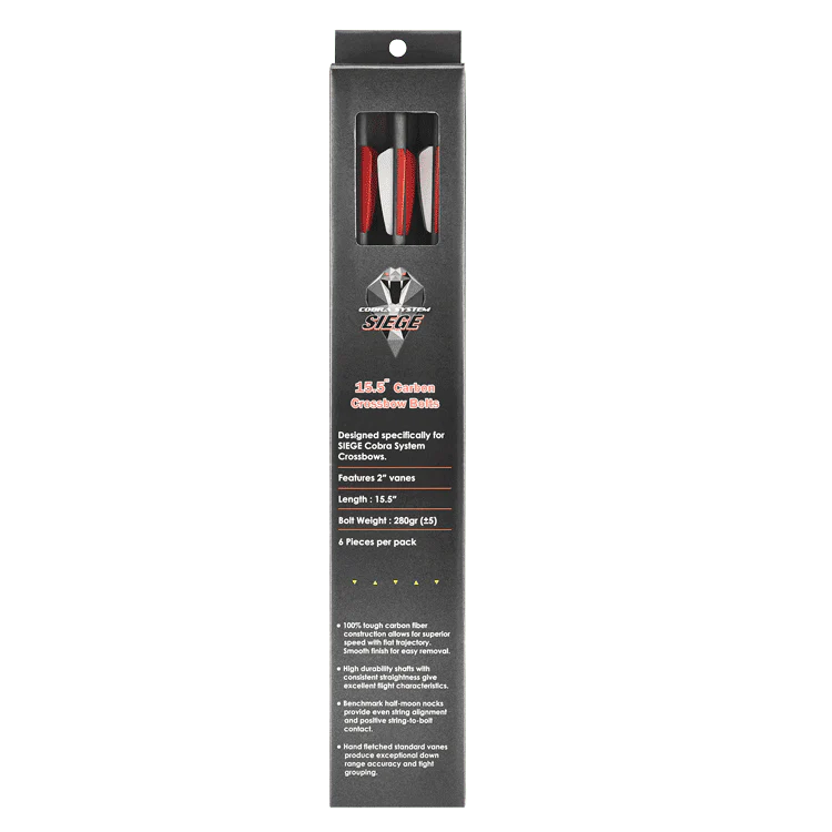 EK Archery Siege Crossbow Bolts - 6 Pack