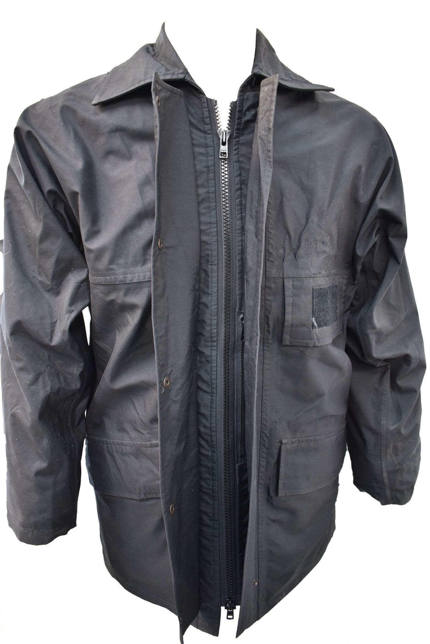 Ex Military Black Waterproof Jacket - Style 38 - Image 4