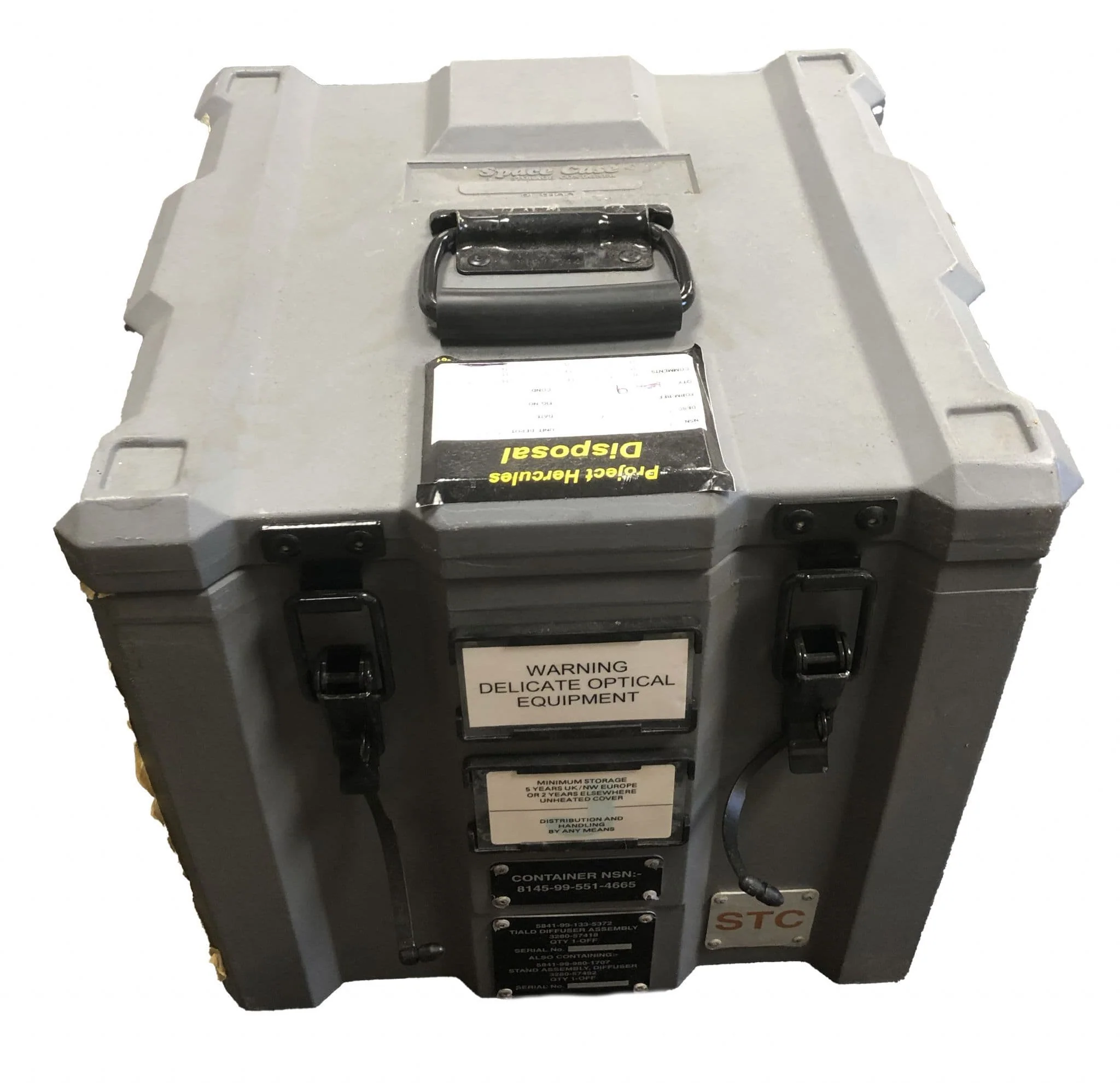 Ex Military Pelican Space Case Small Grey Storage Case - Grade 1 - Image 2