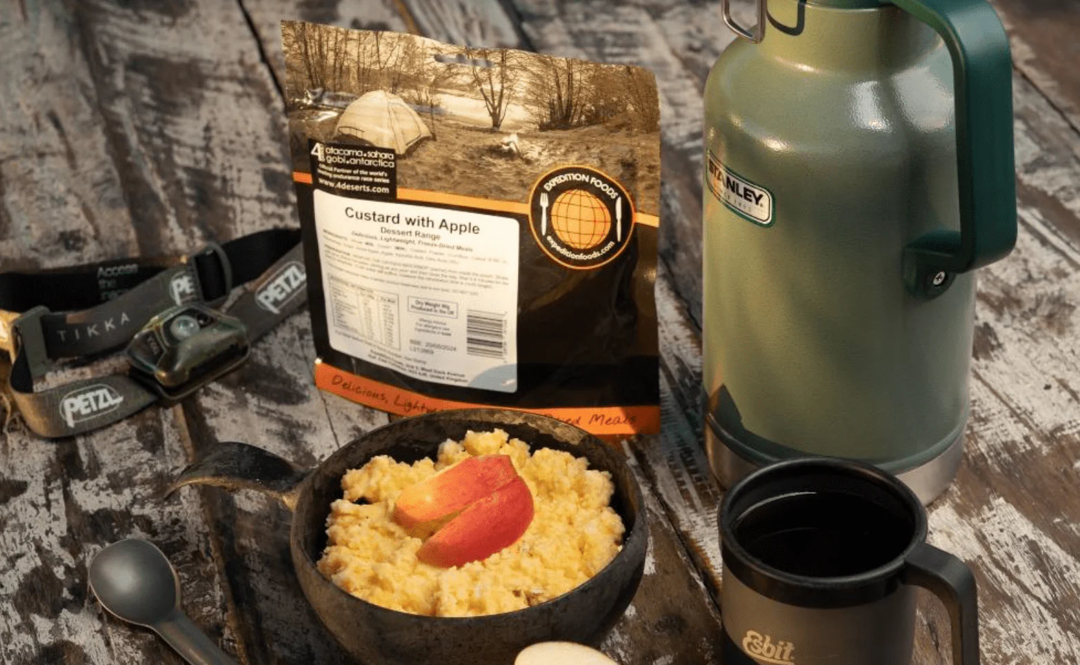 Expedition Foods Freeze Dried Meal Pouch - Custard With Apple Dessert - Image 4
