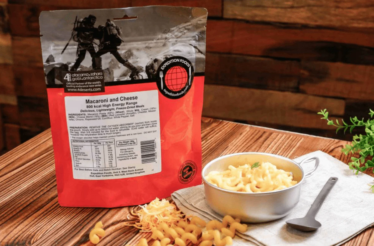 Expedition Foods Freeze Dried Meal Pouch - Macaroni And Cheese - Various Sizes - Image 8