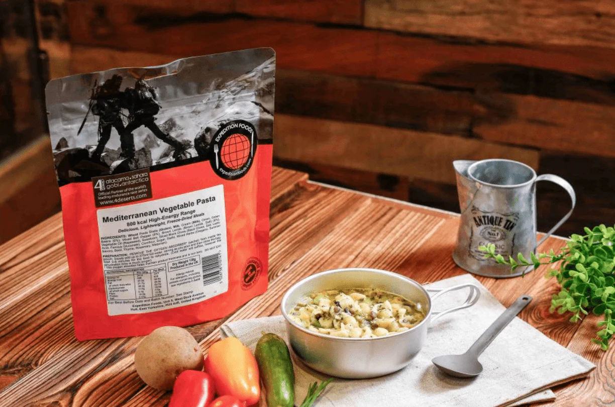 Expedition Foods Freeze Dried Meal Pouch - Mediterranean Vegetable Pasta - Various Sizes - Image 9