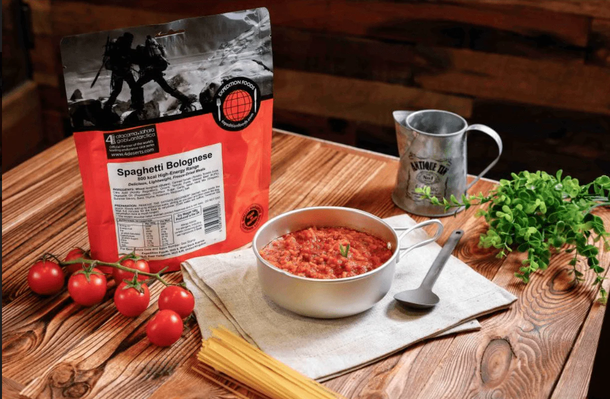 Expedition Foods Freeze Dried Meal Pouch - Spaghetti Bolognese - Various Sizes - Image 9
