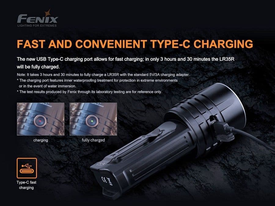 Fenix LR35R 10,000 Lumen Searchlight Torch - Image 12