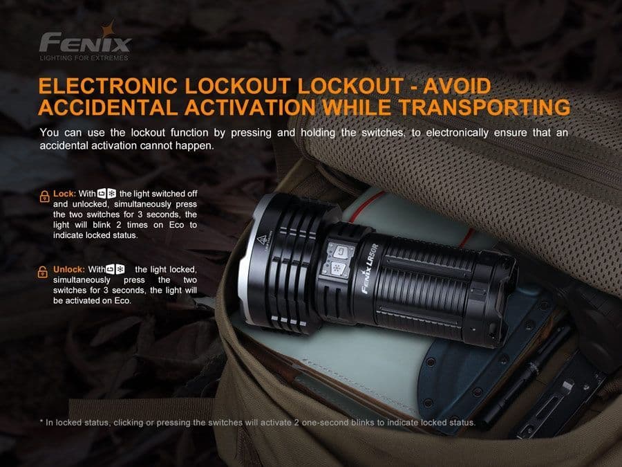 Fenix LR50R 12,000 Lumen Searchlight Torch - Image 10