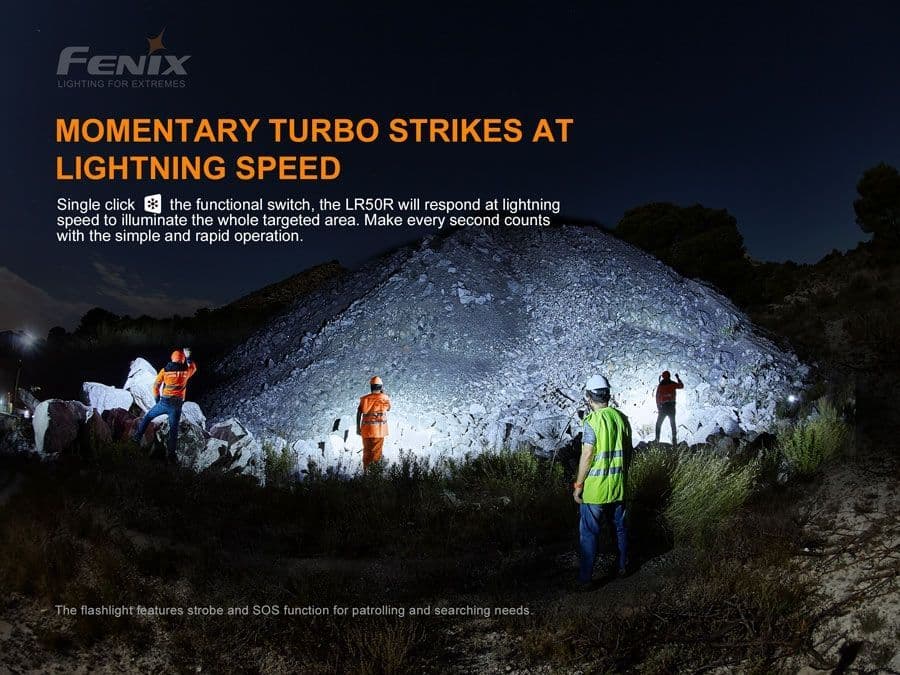 Fenix LR50R 12,000 Lumen Searchlight Torch - Image 15