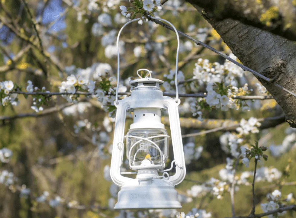 Feuerhand Baby Special 276 Hurricane Lantern - Pure White - Image 2