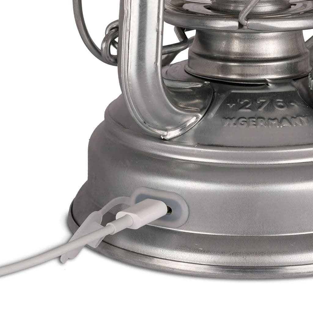 Feuerhand Baby Special 276 LED Hurricane Lantern - Zinc - Image 10