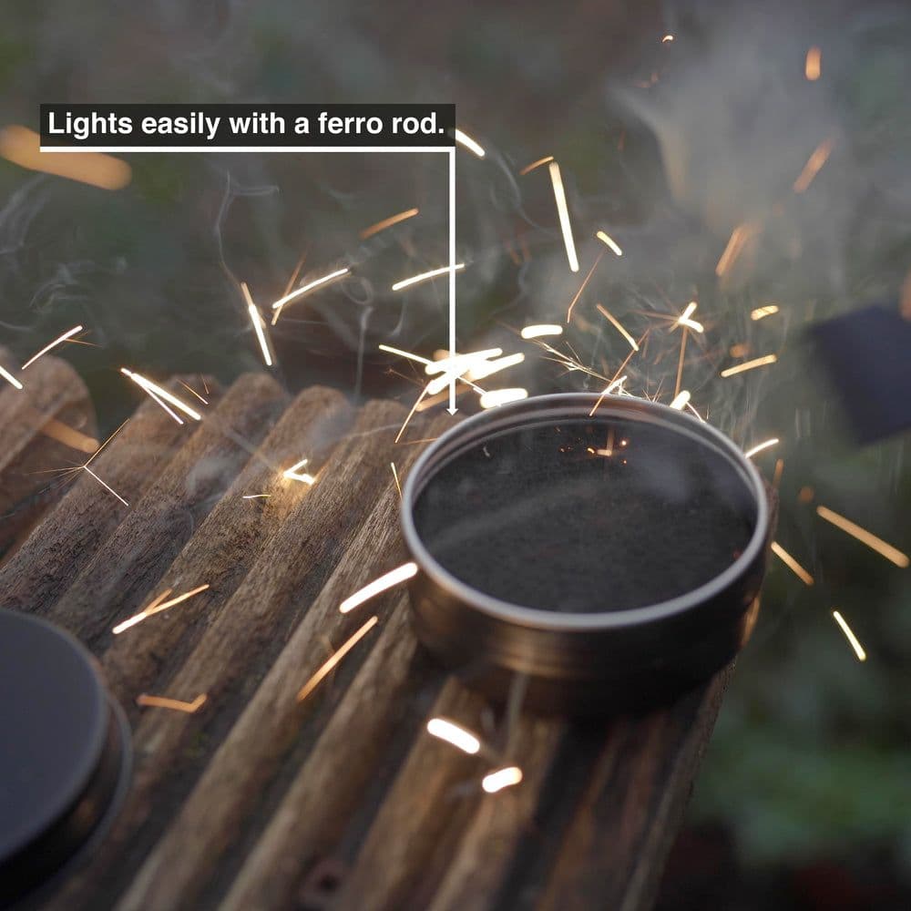 Forest Fundamentals Open Flame Alcohol Tins 4X Graphite Felts - Image 4