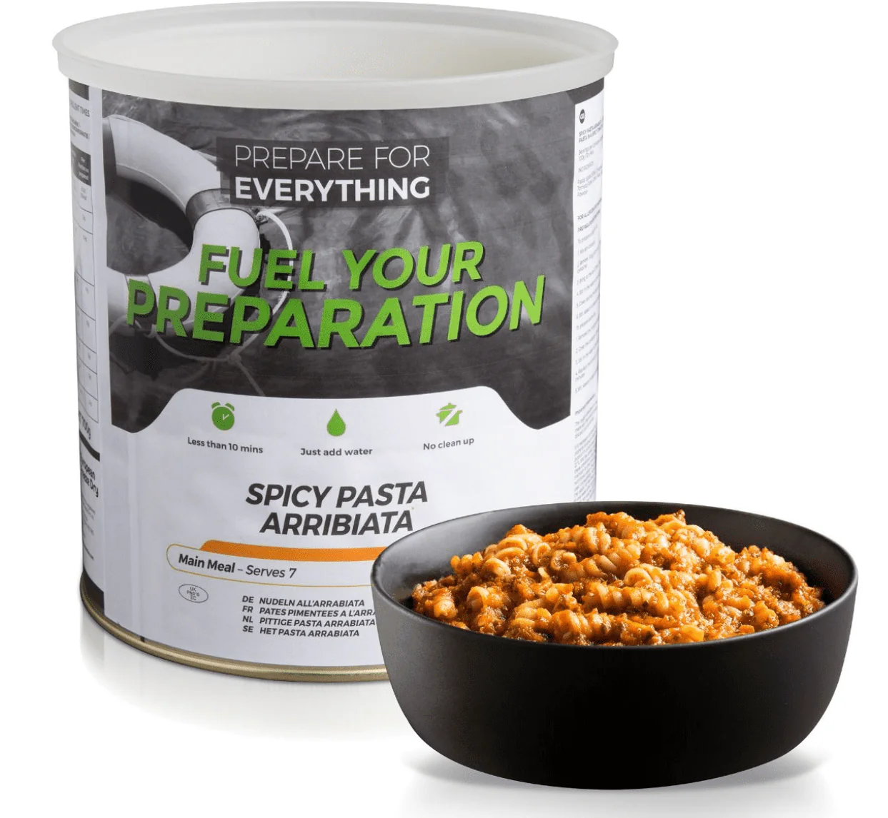 Fuel Your Preparation Freeze Dried Ration Meal Tin - Spicy Pasta Arrabiata - Image 2