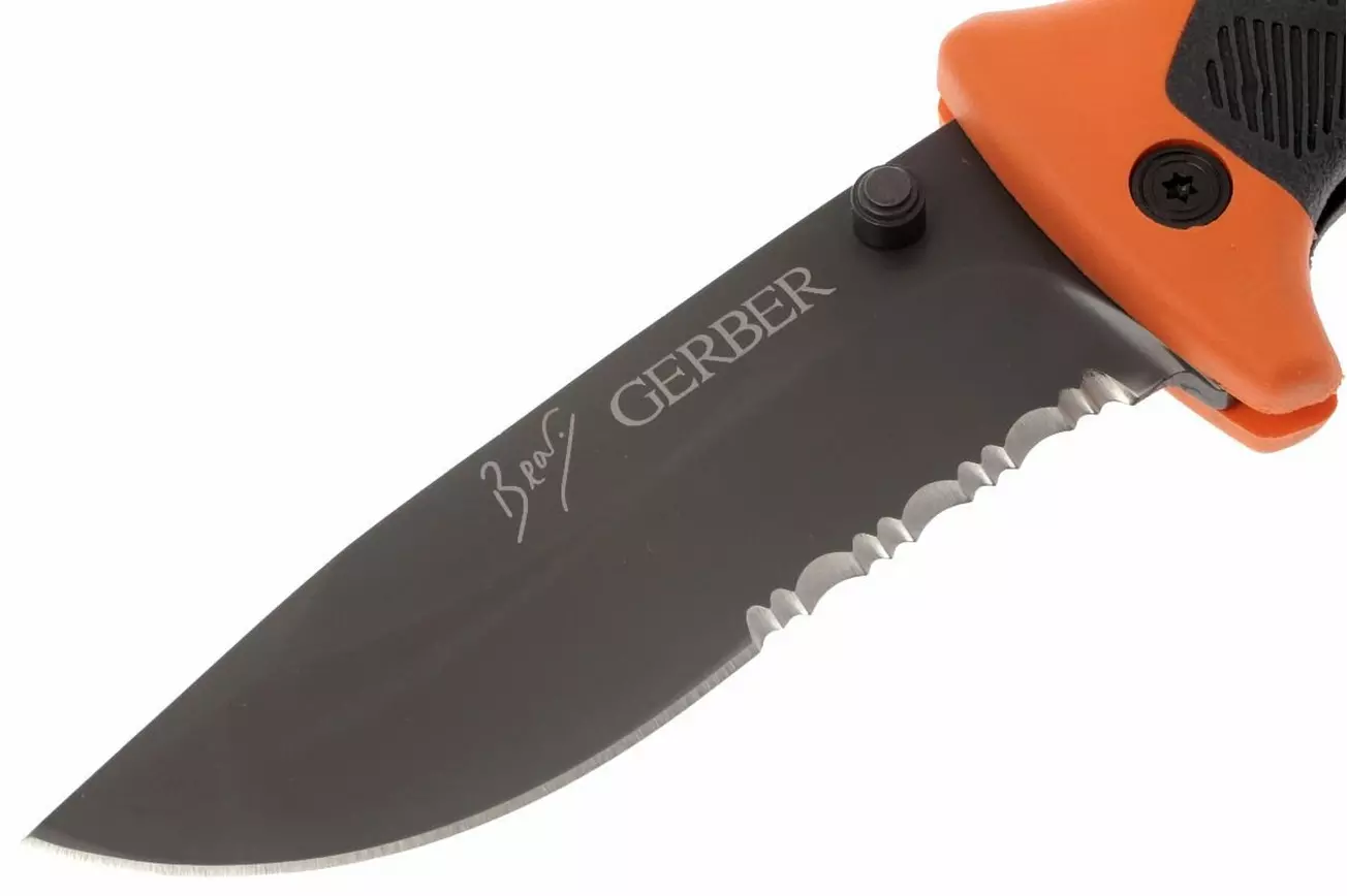 Gerber Bear Grylls Folding Pocket Knife With Sheath - Image 2