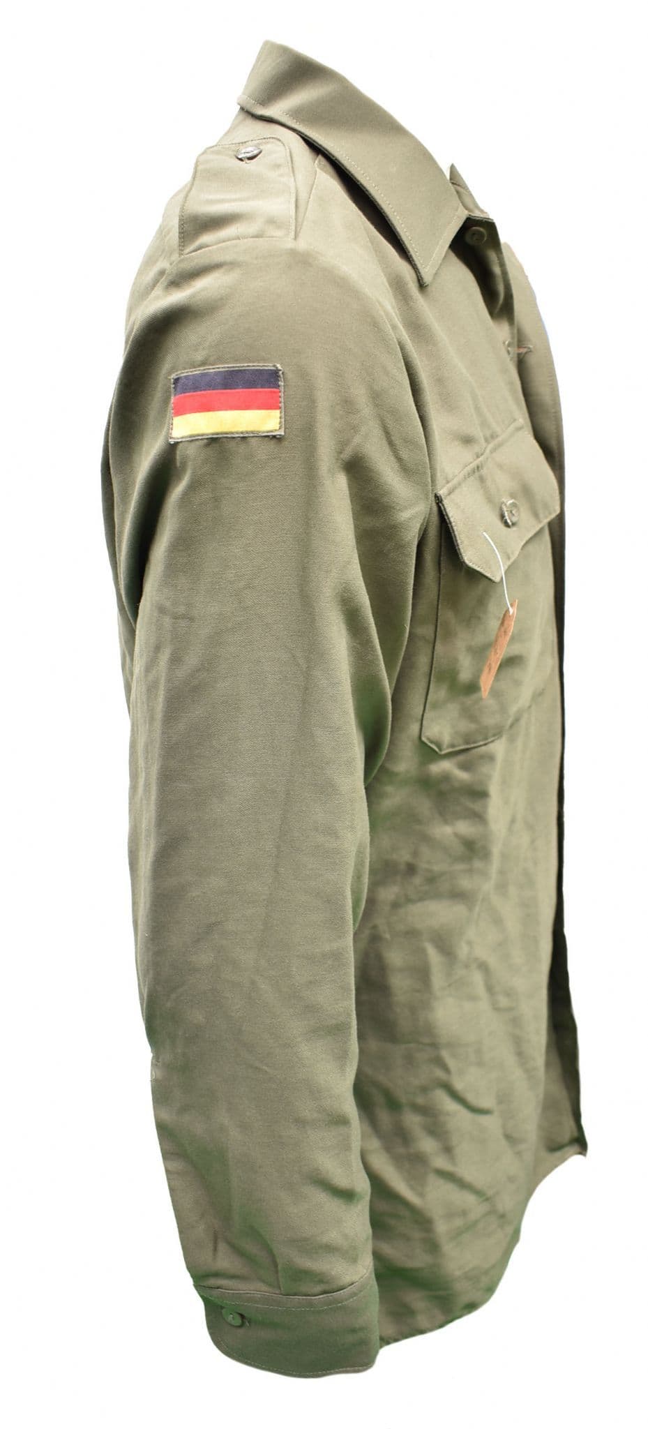 German Army Olive Lightweight Long Sleeve Shirt - Image 2