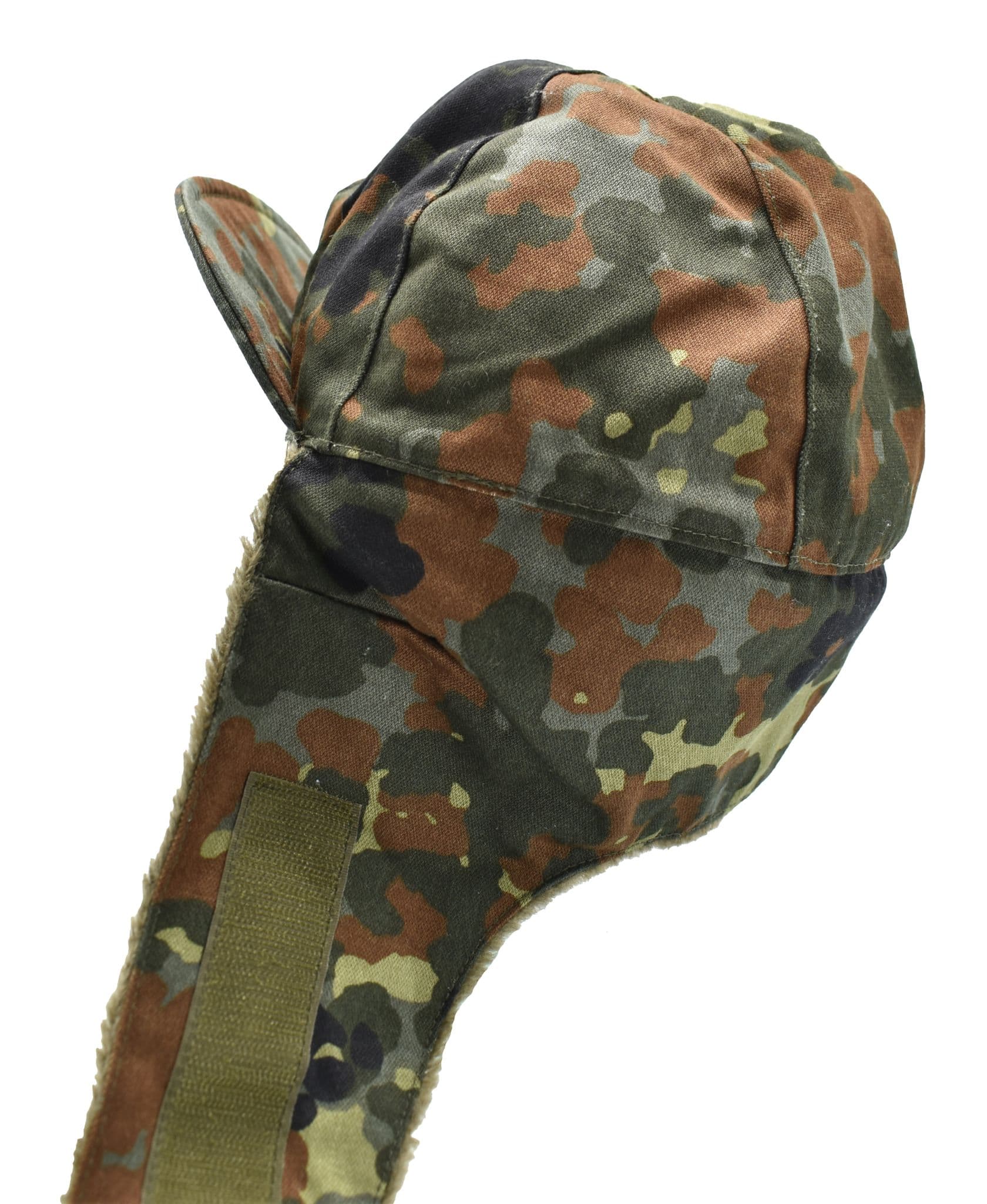 German Military Flecktarn Camouflage Winter Hat - Image 3