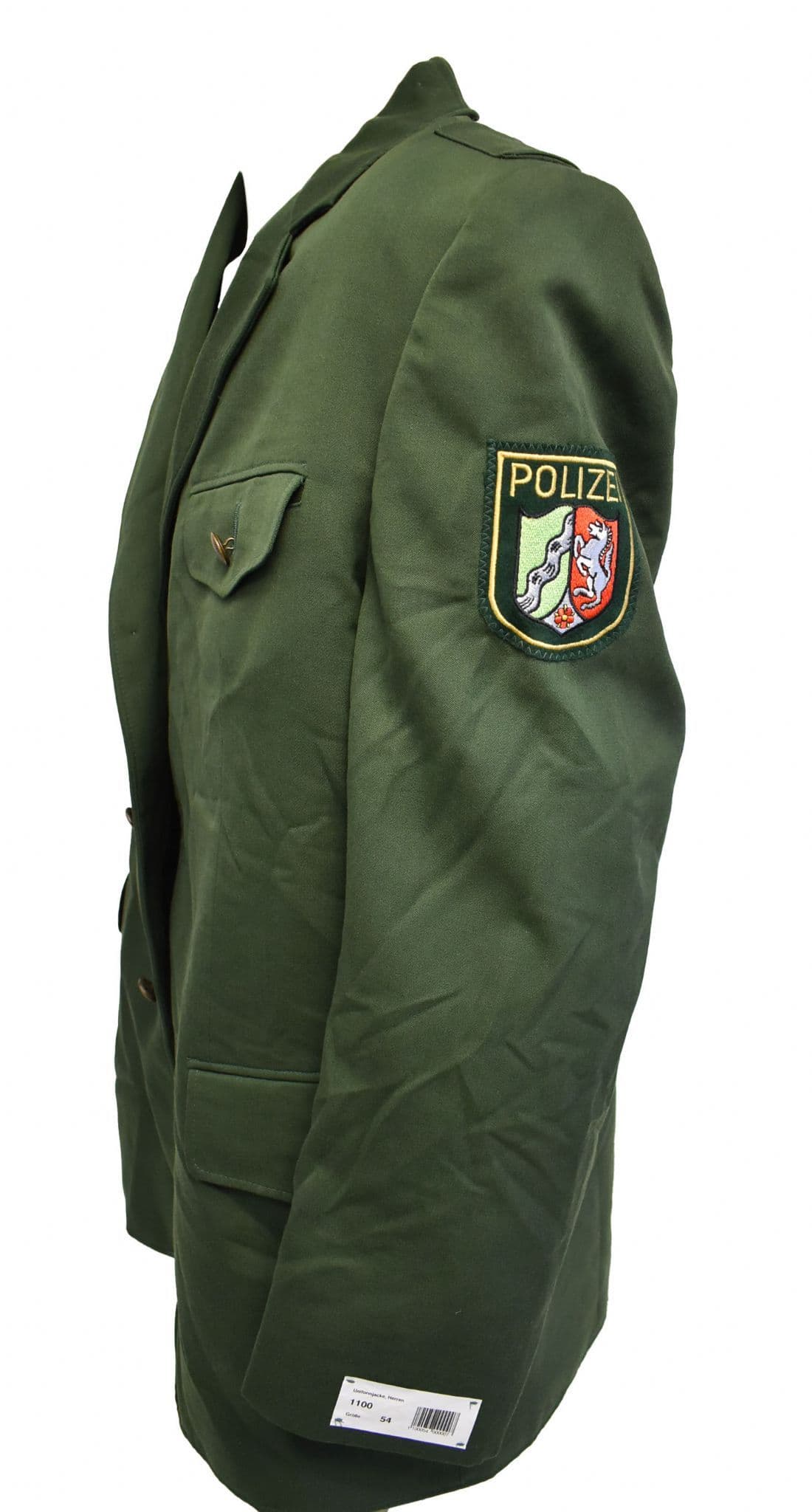 German Police Officer Green Dress Jacket - Image 2