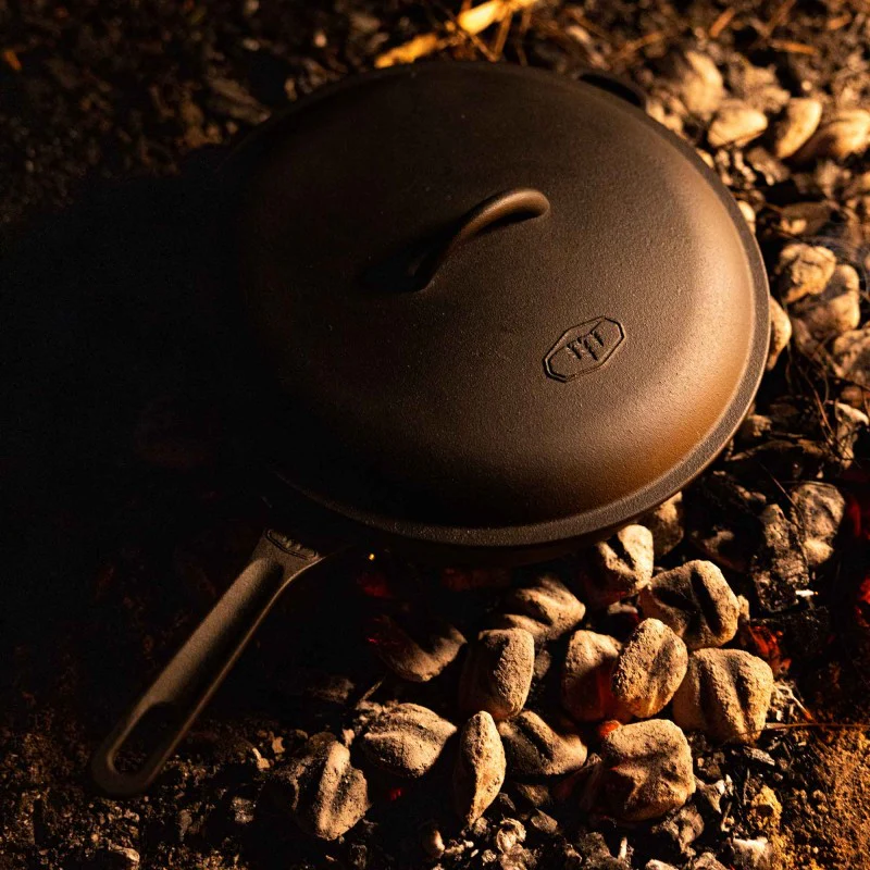 GSI Outdoors Guidecast 10 Inch Cast Iron Cook Set - Image 4