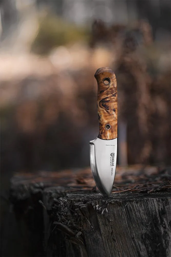 Helle Mandra Bushcraft Bushcraft Fixed Blade Knife - Les Stroud Design Knife - Image 3