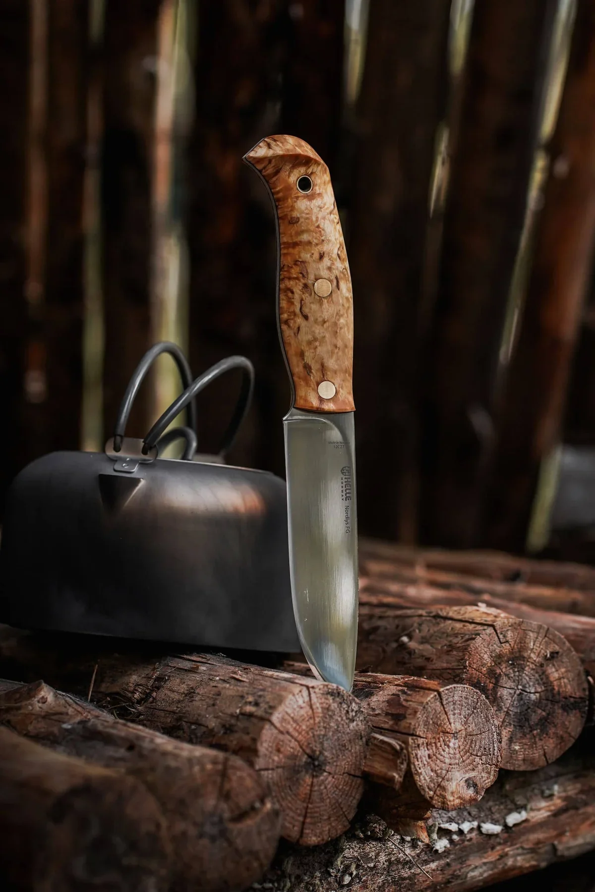 Helle Nordlys FG Bushcraft Fixed Blade Knife - Image 6