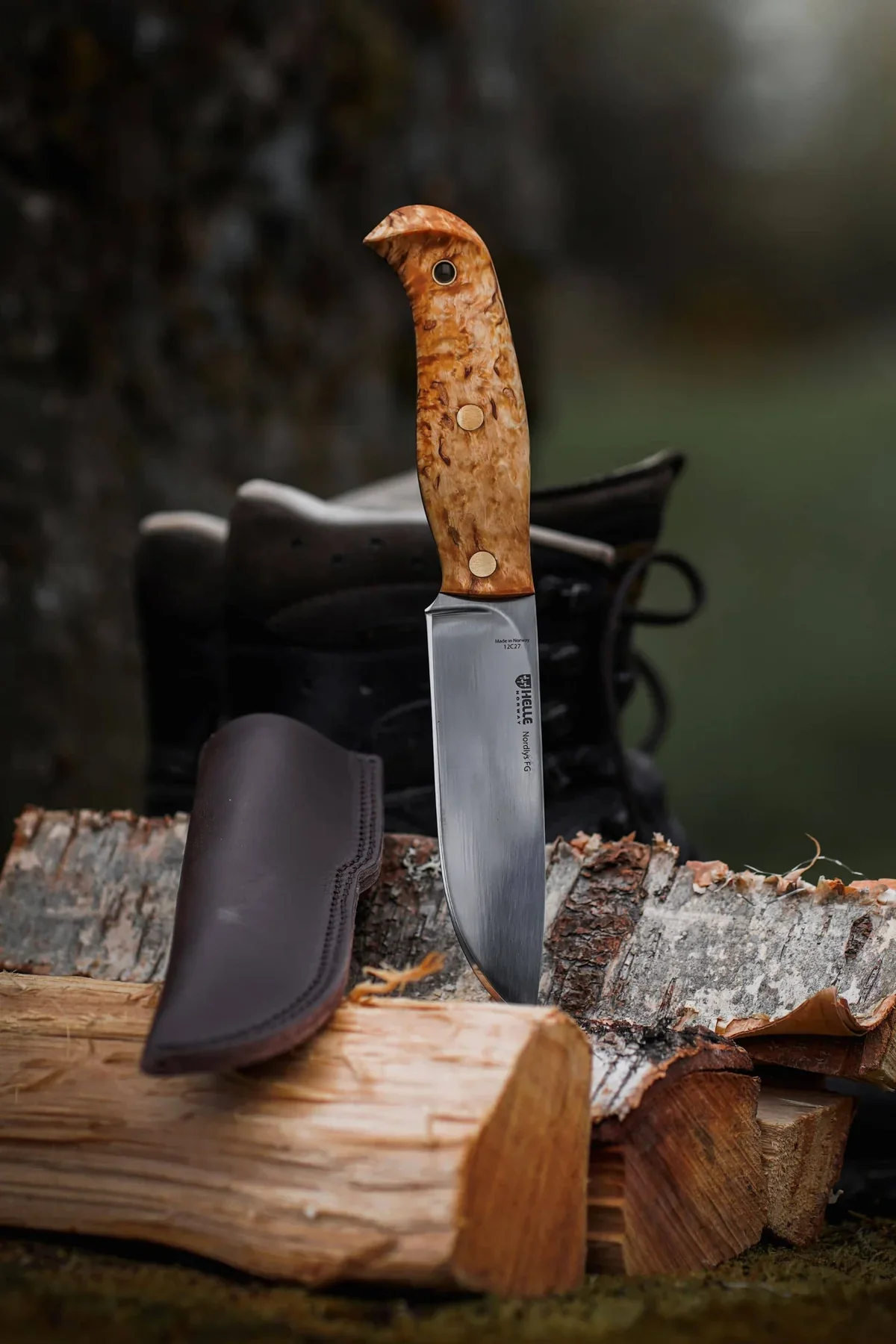 Helle Nordlys FG Bushcraft Fixed Blade Knife - Image 7