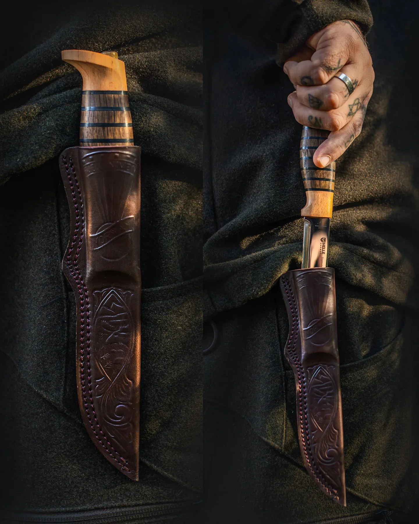 Helle Sigmund Bushcraft Fixed Blade Knife - Image 4