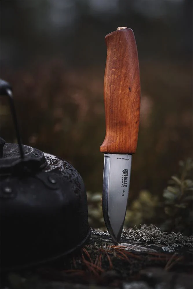 Helle Skog Bushcraft Carving Fixed Blade Knife - Image 4
