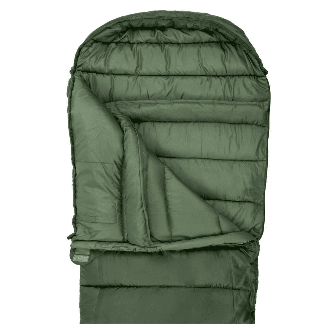 Highlander Forces Phoenix Ember 3 Season Sleeping Bag - Olive - Image 3