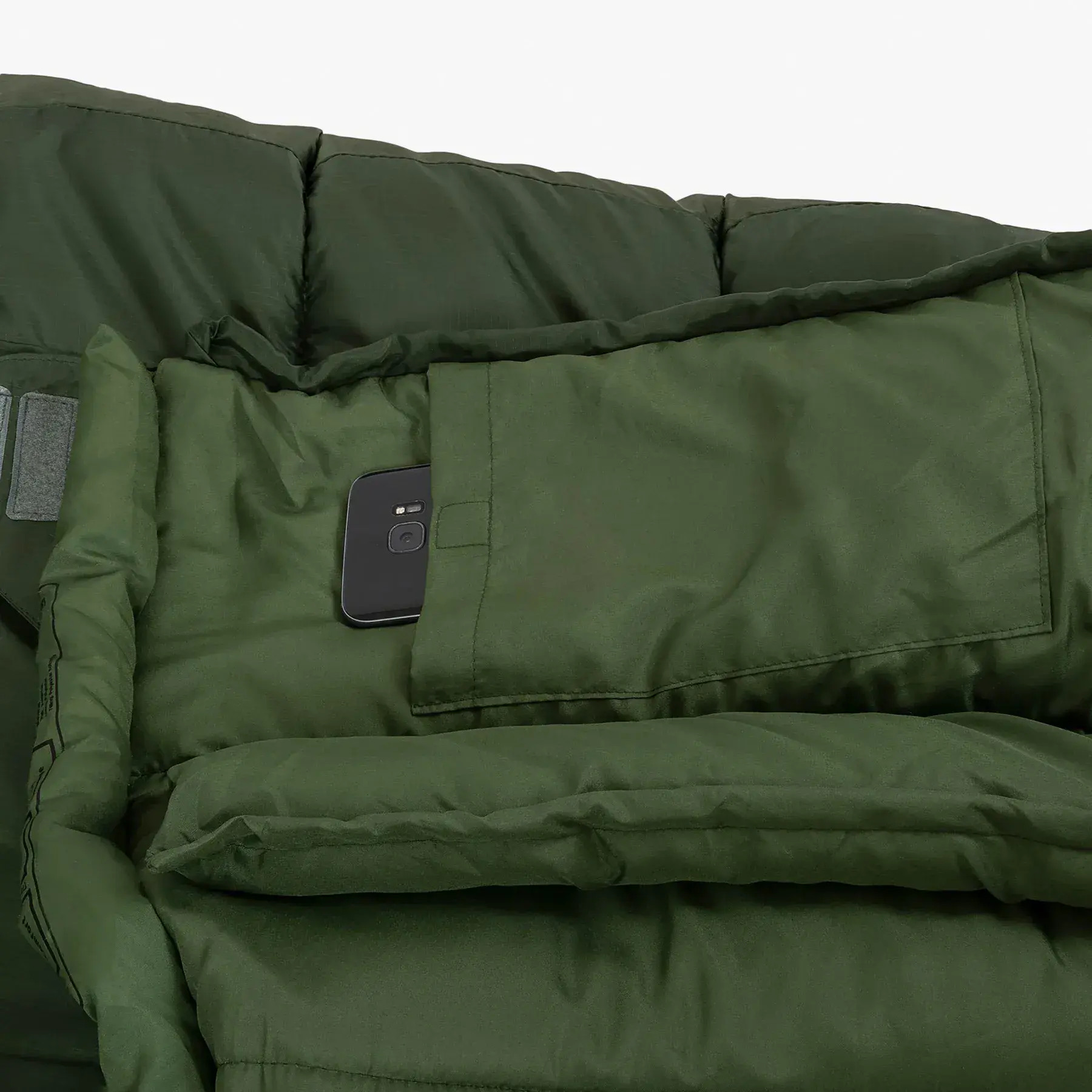 Highlander Forces Phoenix Flame 400 Four Season Sleeping Bag - Olive - Image 7