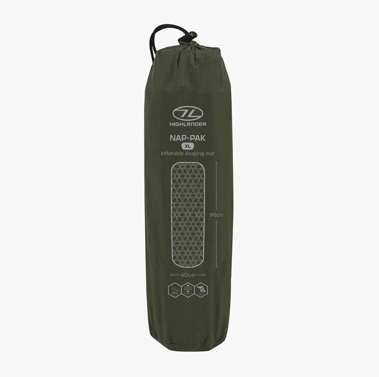 Highlander Nap Pak Inflatable Sleeping Mat - XL - Image 6