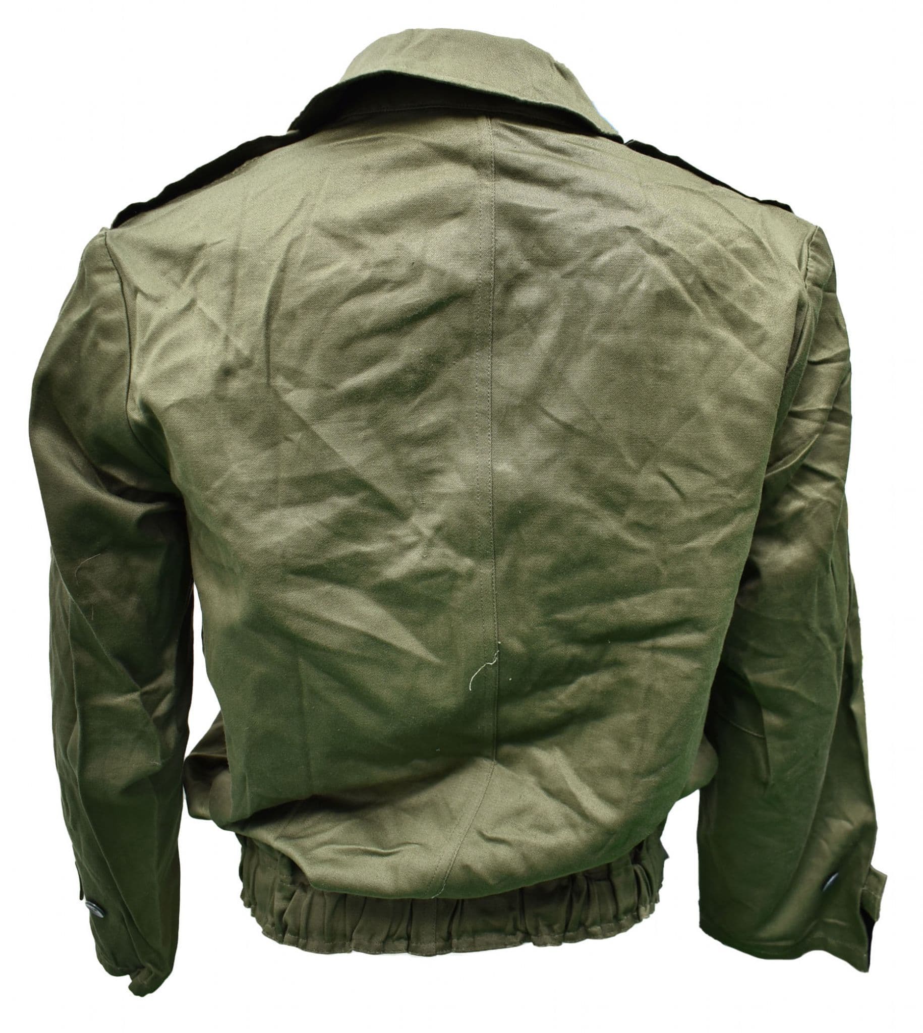 Hungarian Military Vintage Olive Green Bomber Jacket - Image 5