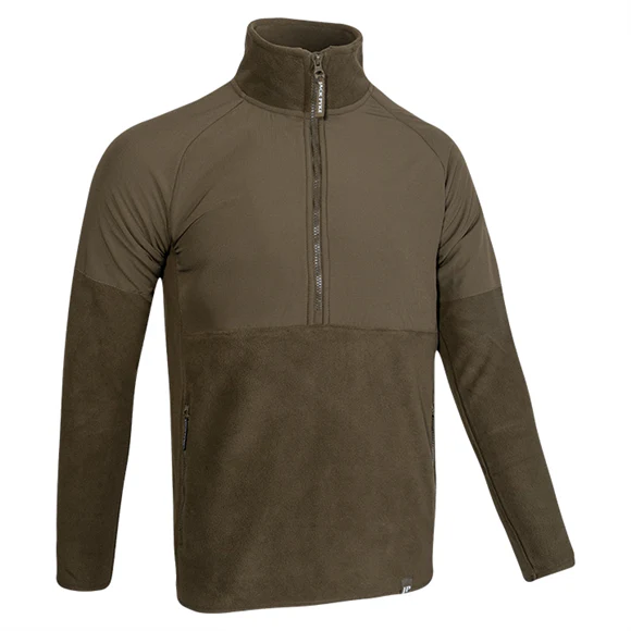 Jack Pyke Bleasdale Half Zip Fleece Top - Dark Olive - Image 2