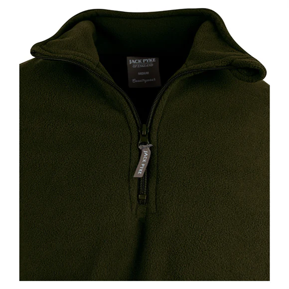 Jack Pyke Country Fleece Top - Dark Olive - Image 5