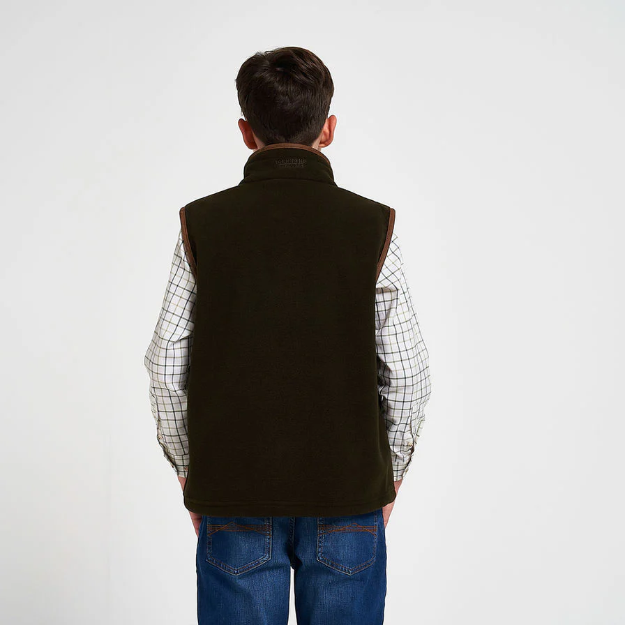 Jack Pyke Junior Countryman Gilet - Dark Olive - Image 4