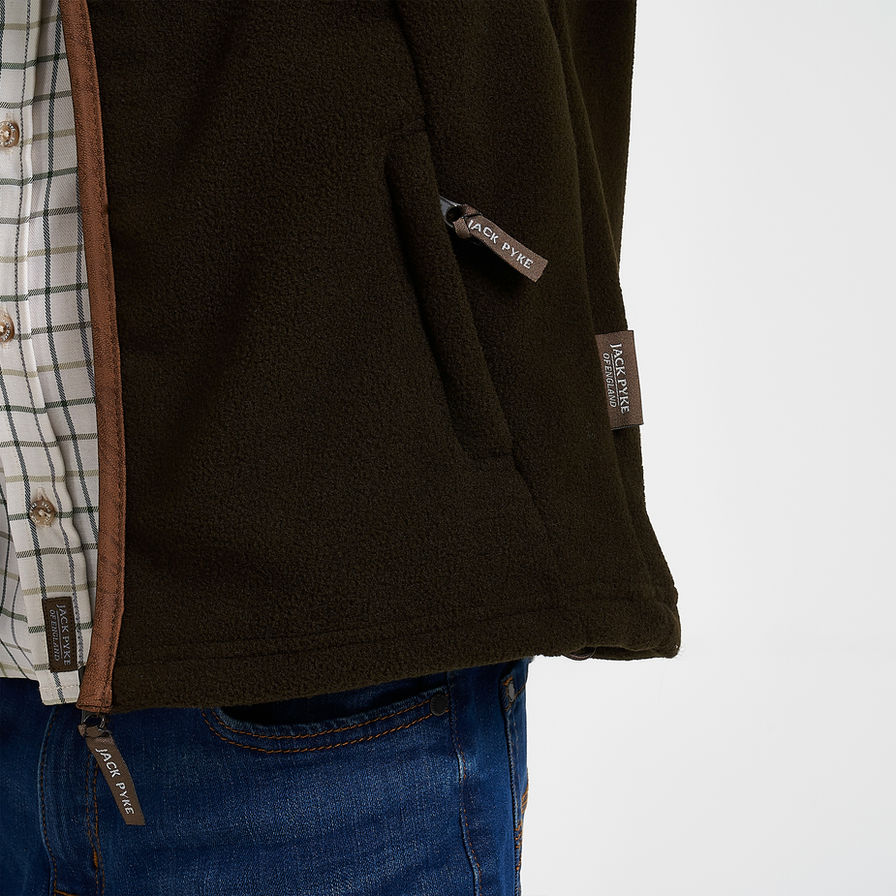 Jack Pyke Junior Countryman Gilet - Dark Olive - Image 5