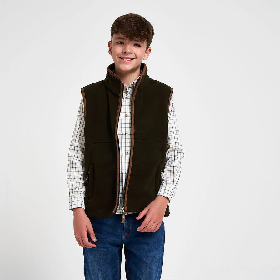 Jack Pyke Junior Countryman Gilet - Dark Olive - Image 7