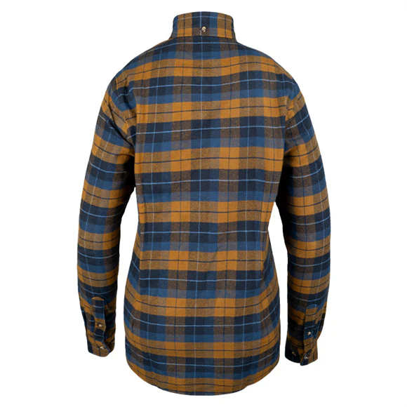Jack Pyke Ladies Bleasdale Heavy Flannel Shirt - Navy - Image 3
