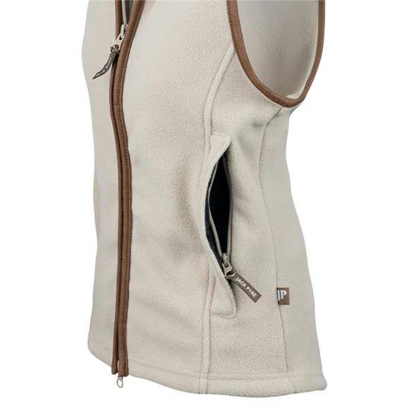 Jack Pyke Ladies Countryman Fleece Gilet - Mushroom - Image 5