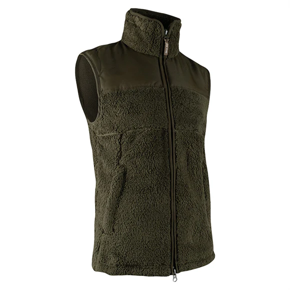 Jack Pyke Sherpa Fleece Gilet - Dark Olive - Image 2