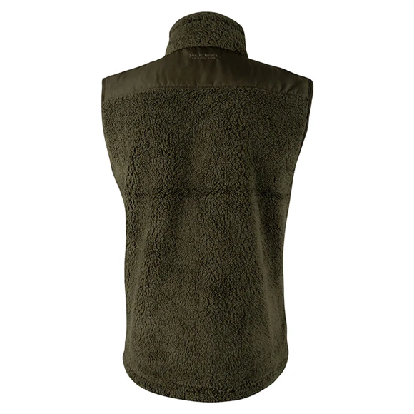 Jack Pyke Sherpa Fleece Gilet - Dark Olive - Image 3