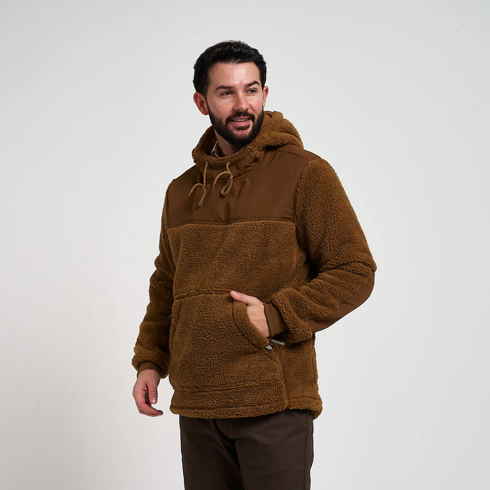 Jack Pyke Sherpa Fleece Hoodie Gen 2 - Camel - Image 8
