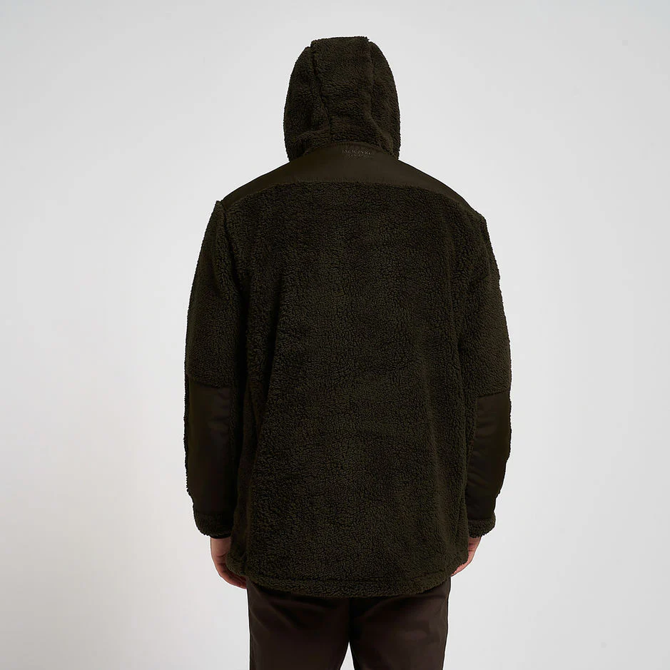 Jack Pyke Sherpa Fleece Hoodie Gen 2 - Dark Olive - Image 10