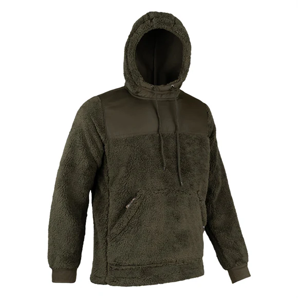 Jack Pyke Sherpa Fleece Hoodie Gen 2 - Dark Olive - Image 2