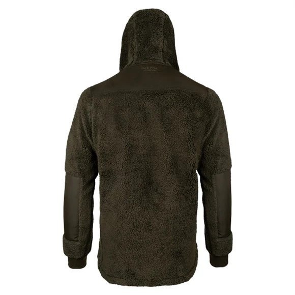 Jack Pyke Sherpa Fleece Hoodie Gen 2 - Dark Olive - Image 3