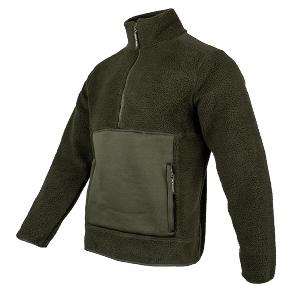 Jack Pyke Sherpa Pullover - Dark Olive - Image 2
