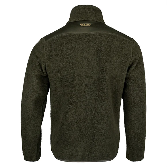 Jack Pyke Sherpa Pullover - Dark Olive - Image 4