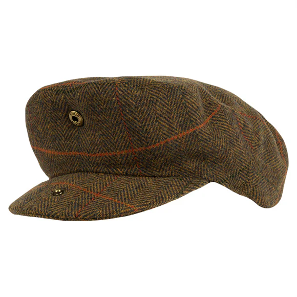 Jack Pyke Wool Blend Flat Cap - Brown - Image 2