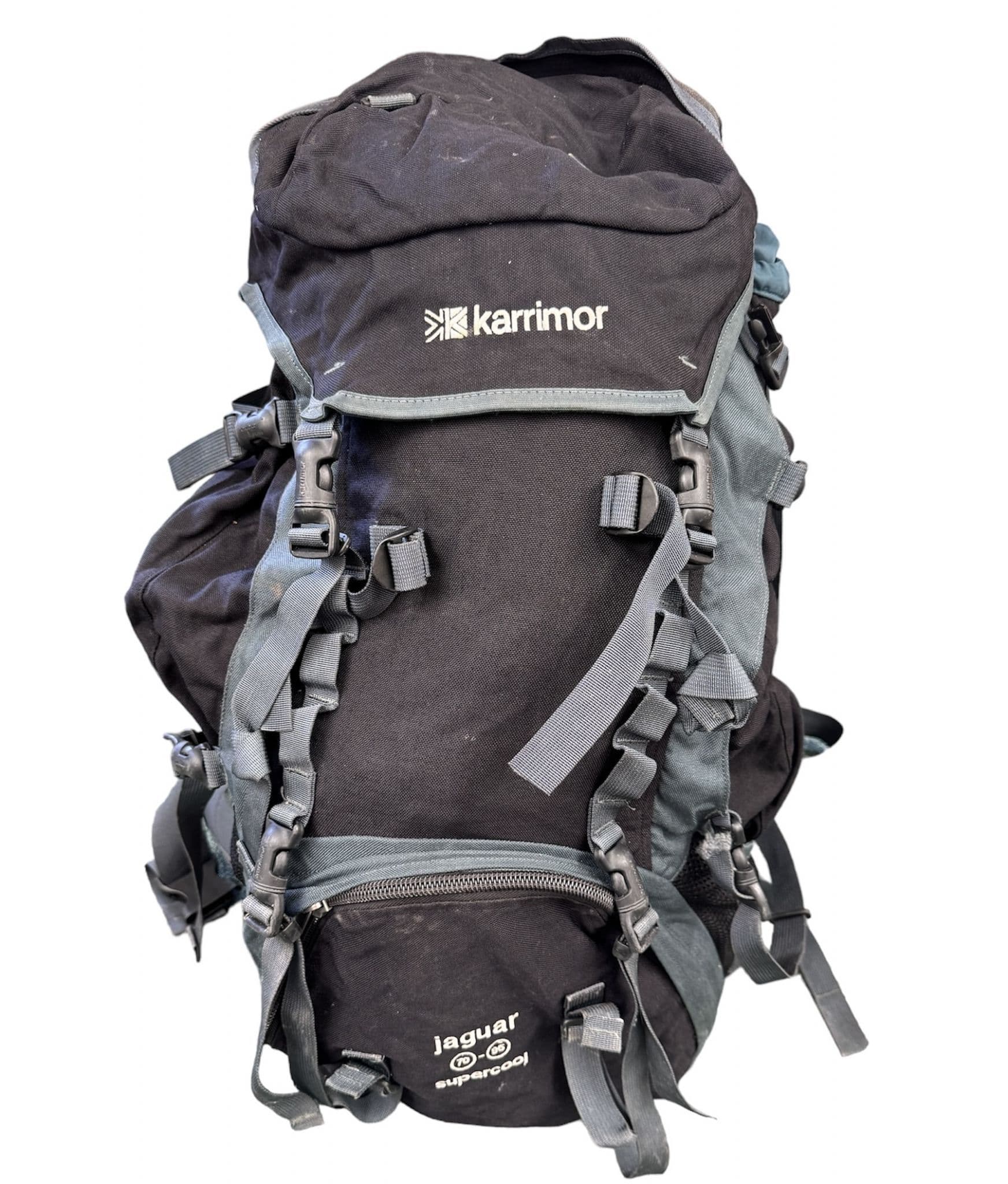Karrimor Military Jaguar 95l Rucksack - Black & Grey - Image 2