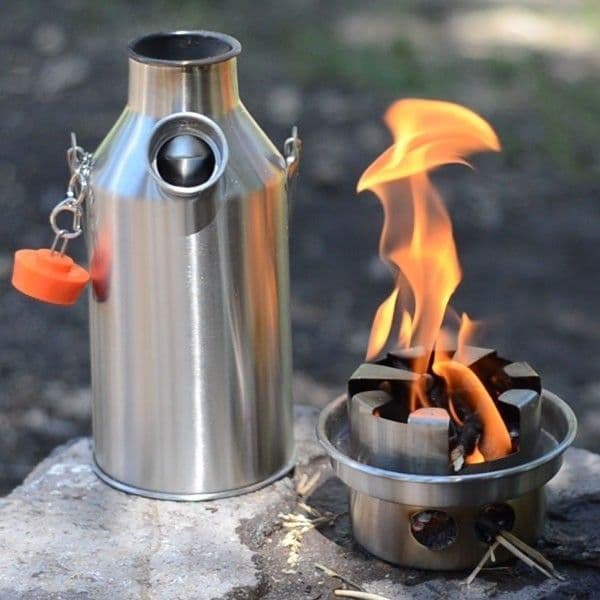 Kelly Kettle Stainless Steel Trekker Complete Kit - For the Solo Camper - Image 6